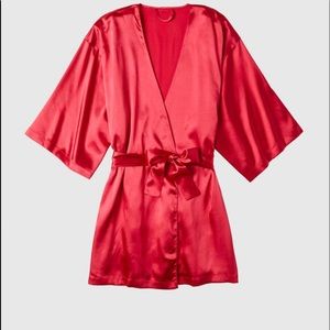La Senza Short Sleeve Kimono In red Size S